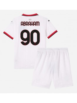 AC Milan Tammy Abraham #90 Dječji Gostujuci Dres kompleti 2024-25 Kratak Rukavima (+ kratke hlače)